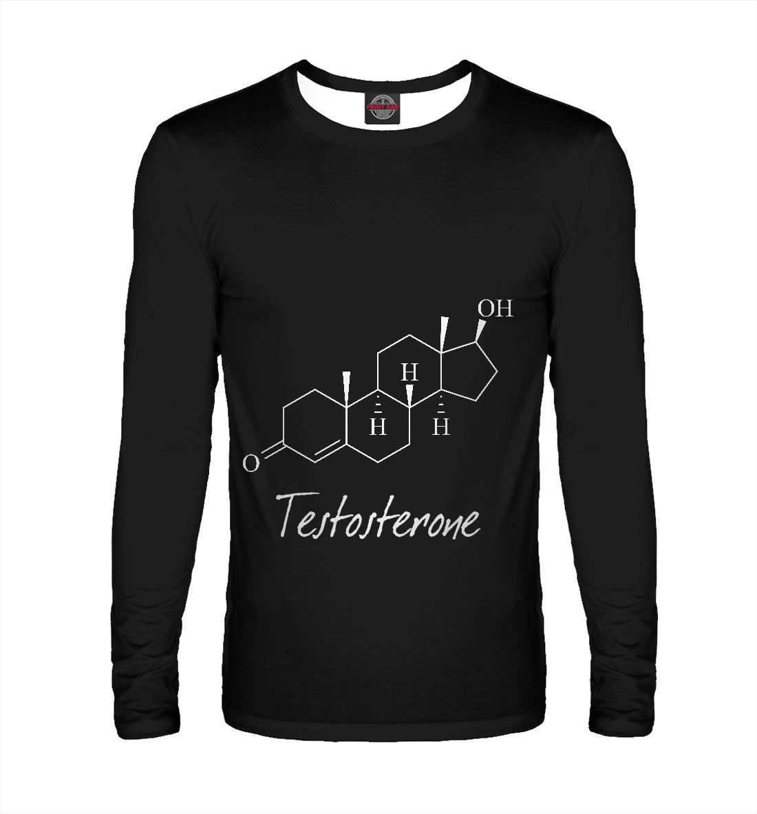 

Химия Тестостерон черный фон+надпись
