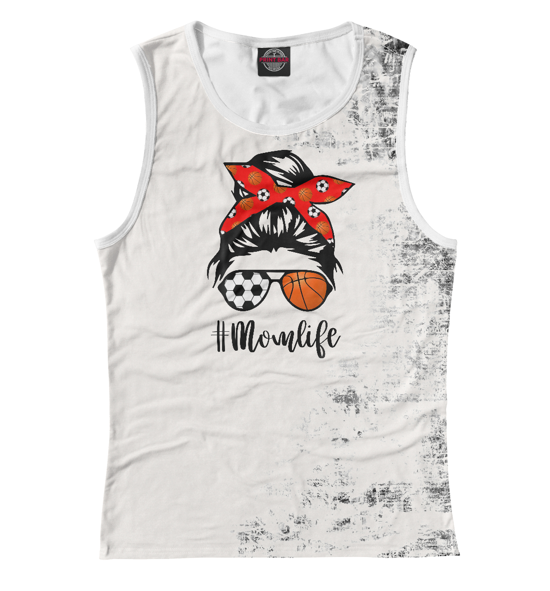 

Mom Life Soccer Skull Messy