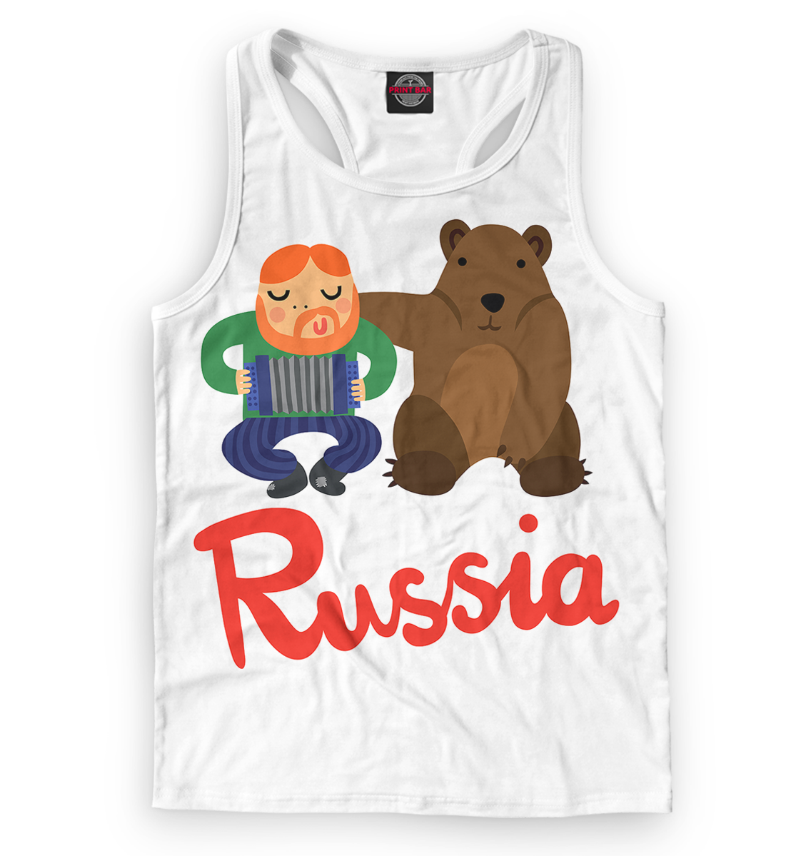 

Медведь и гармонист