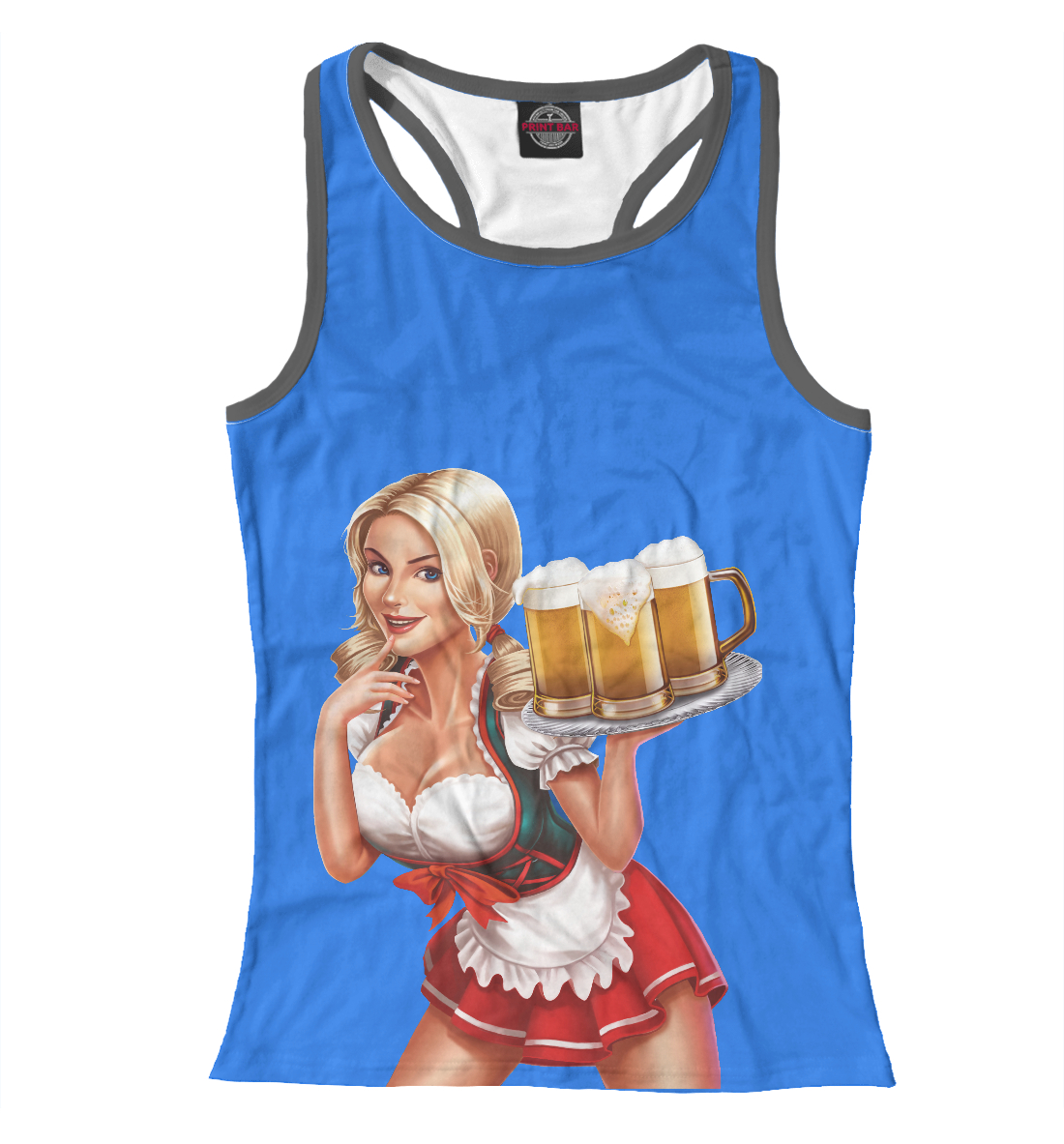 

Girl with beer