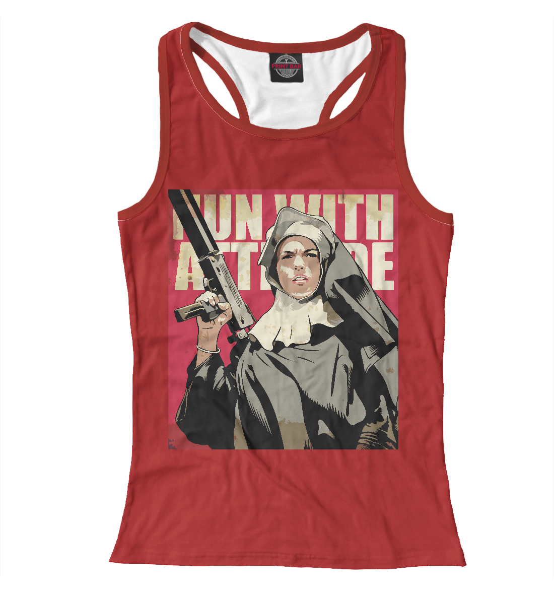 

Монашка с узи