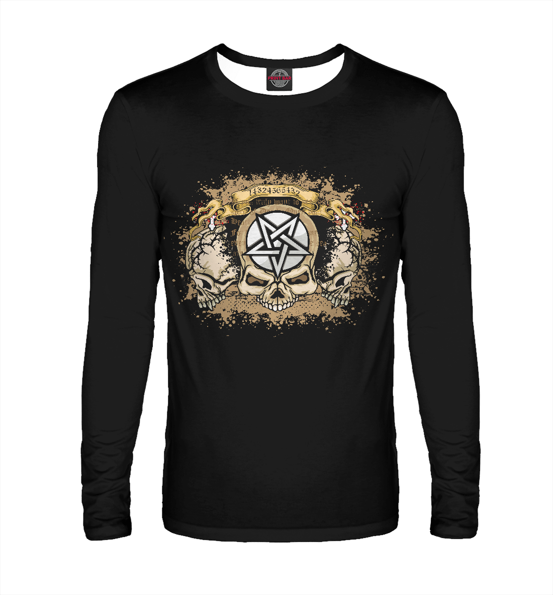 

Gothic coat of arms with skull