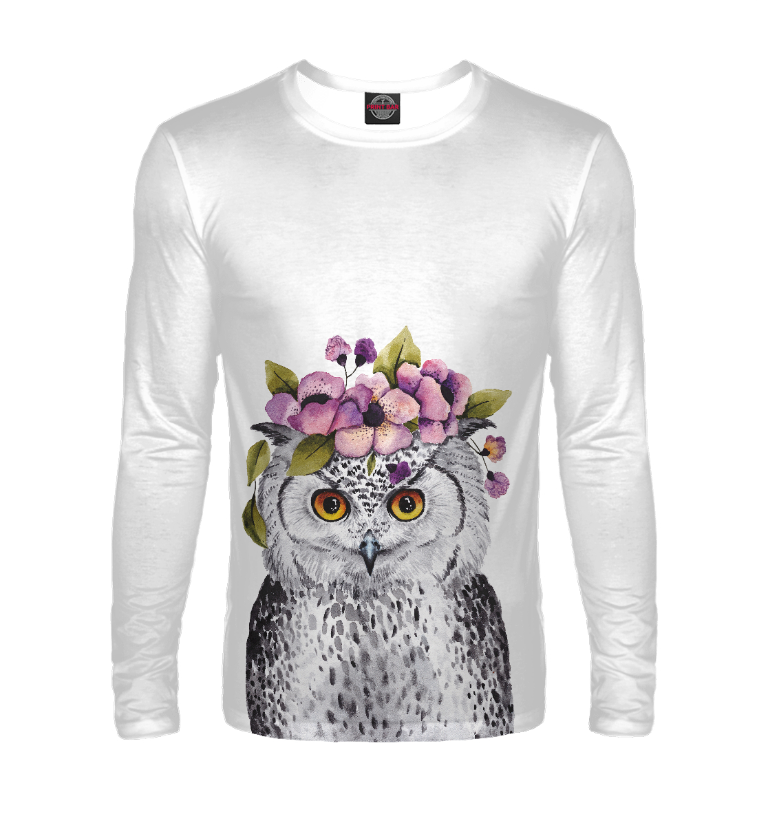 

Совушка с цветами