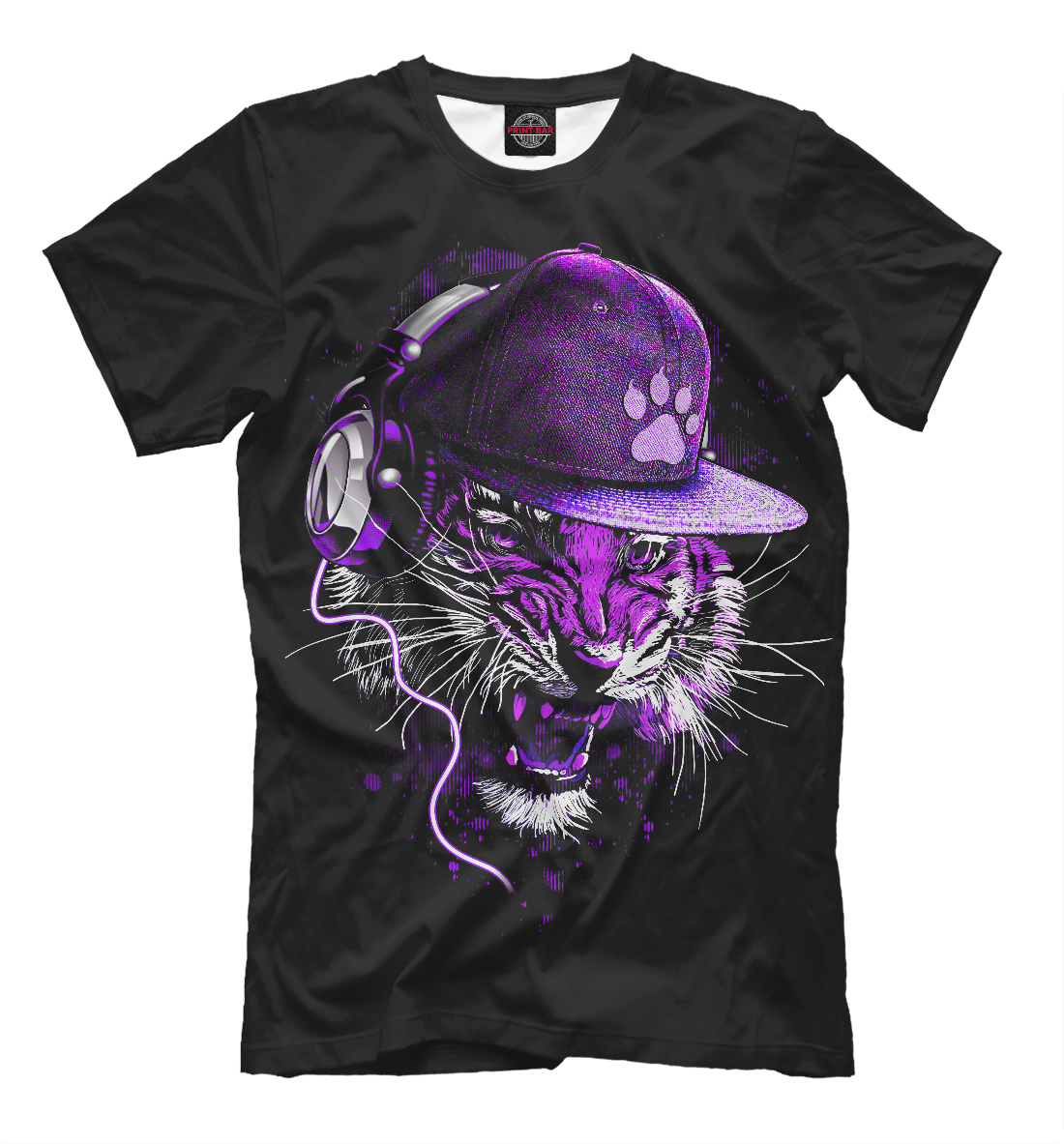 

Тигр в наушниках