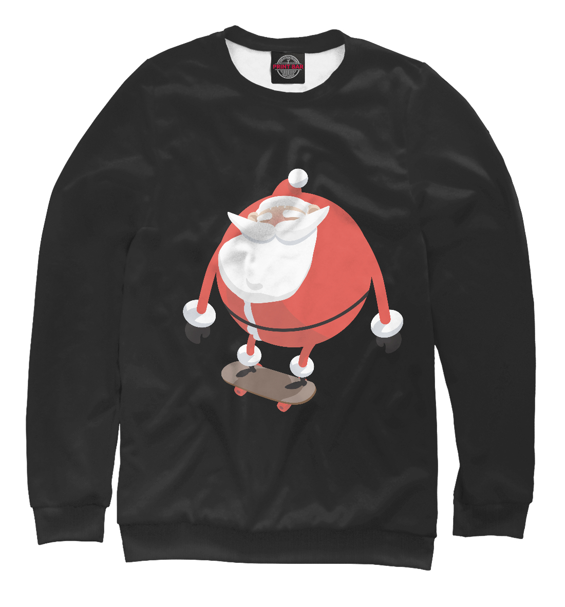 

Дед Мороз на скейте