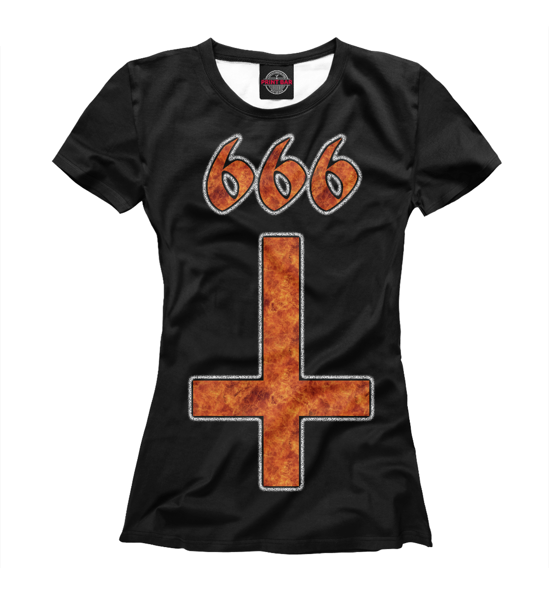 

Перевёрнутый крест 666