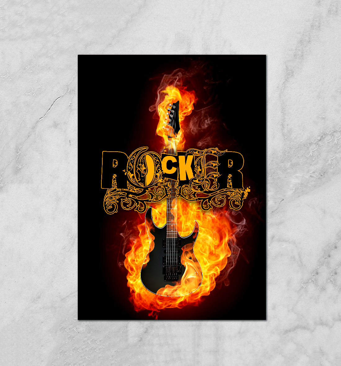 

Fire Guitar Rocker
