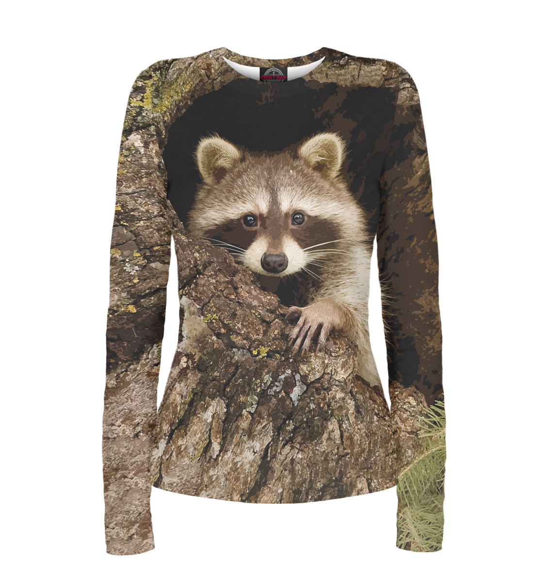 

Енот в дупле