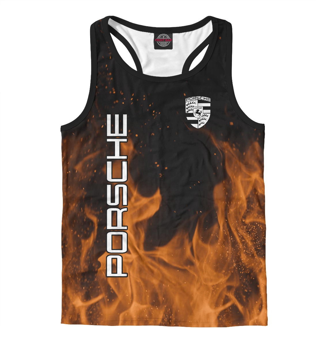 

Porsche yeallow fire