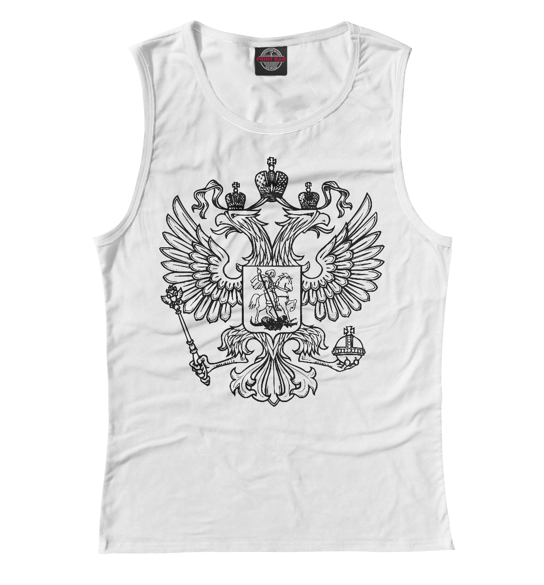 

Герб Российской Федерации (одноцветный)