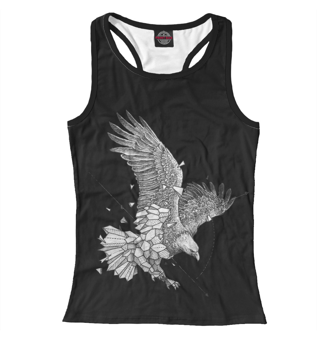 

Geometric dark eagle
