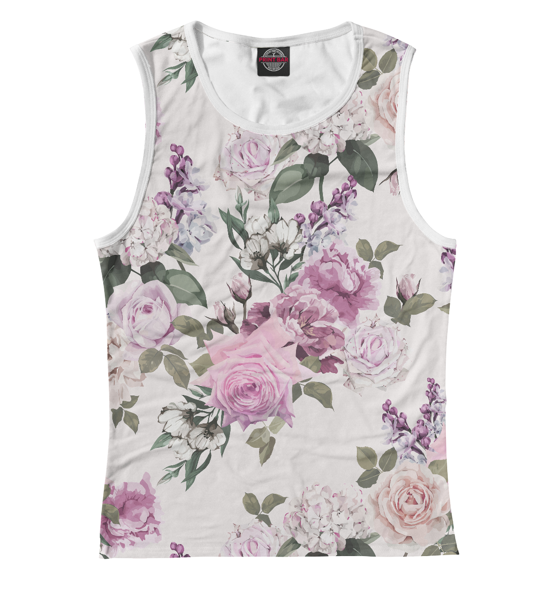 

Узор с розами