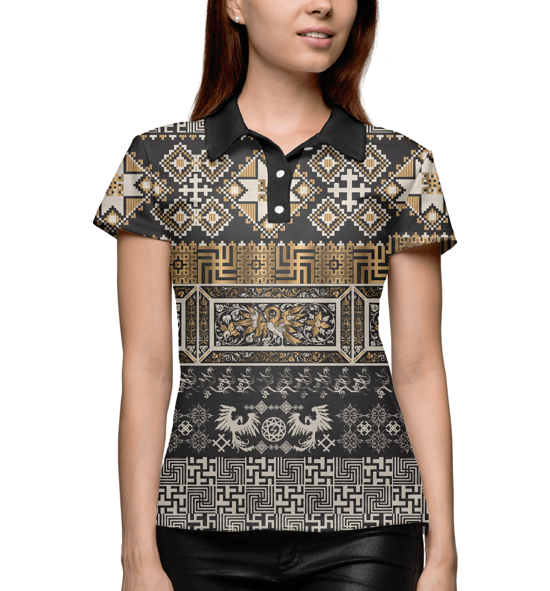 

Славянский узор Сирин