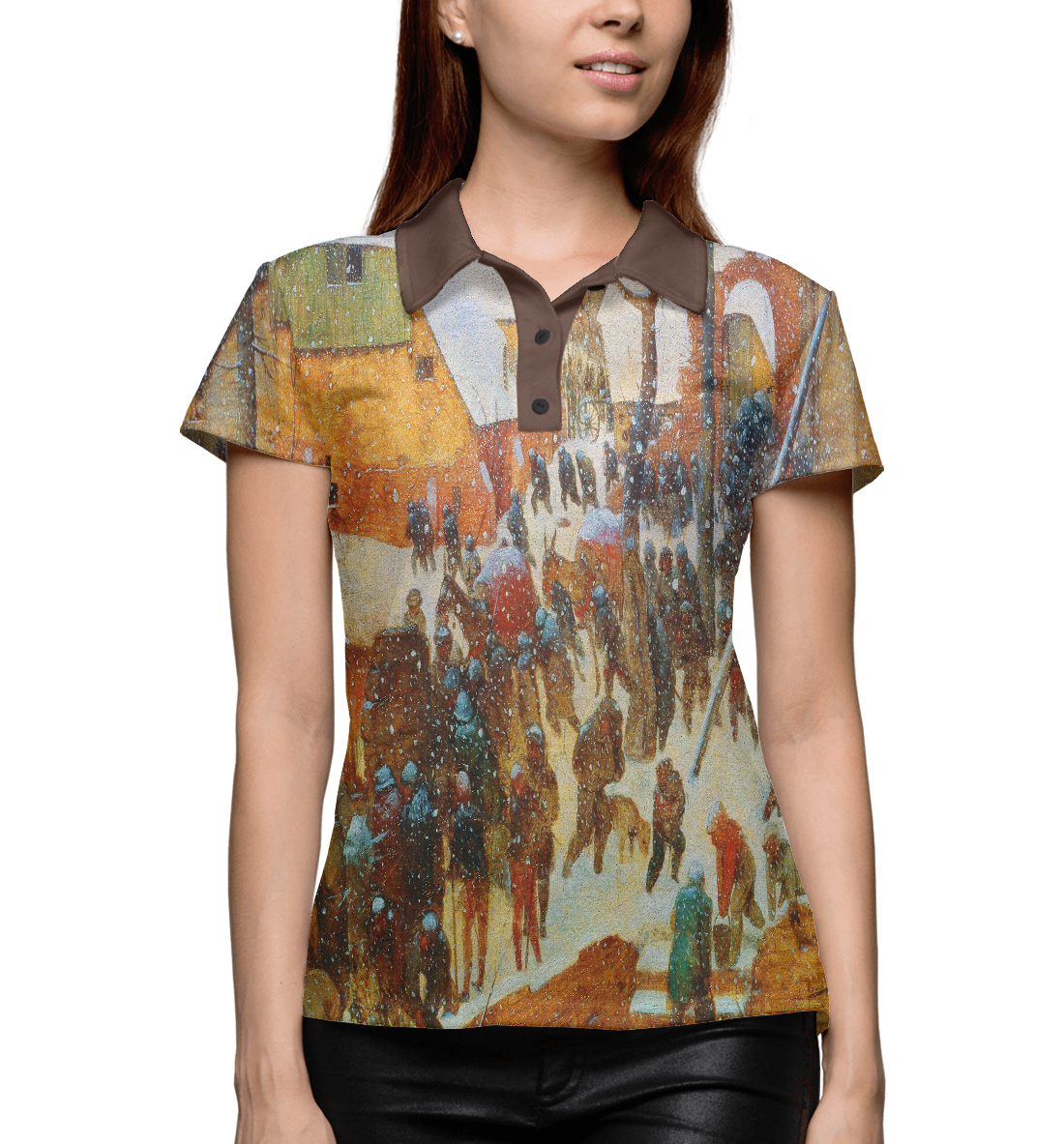 

Поклонение волхвов под снегопадом. Питер Брейгель-Старший