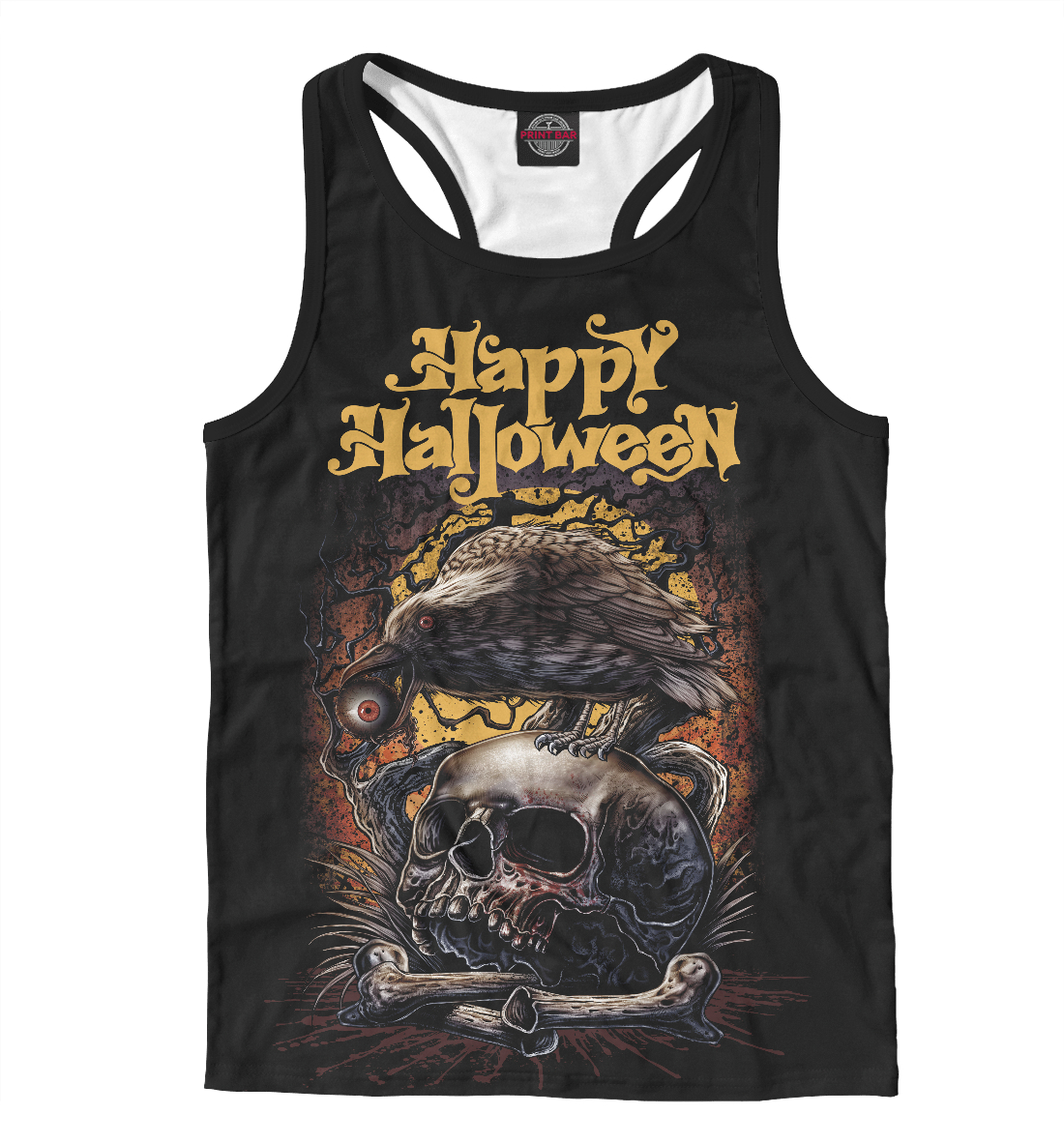 

Черный ворон на Хэллоуин