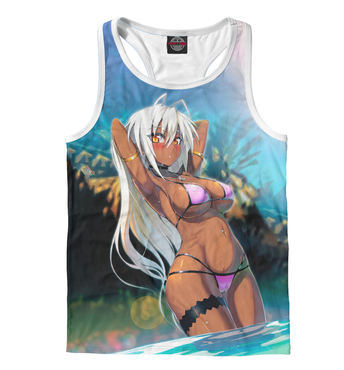 

Девушка на пляже