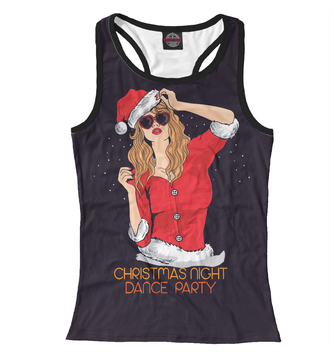 

Девушка в костюме санты