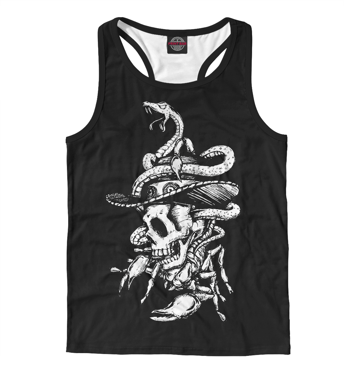 

Череп и змея