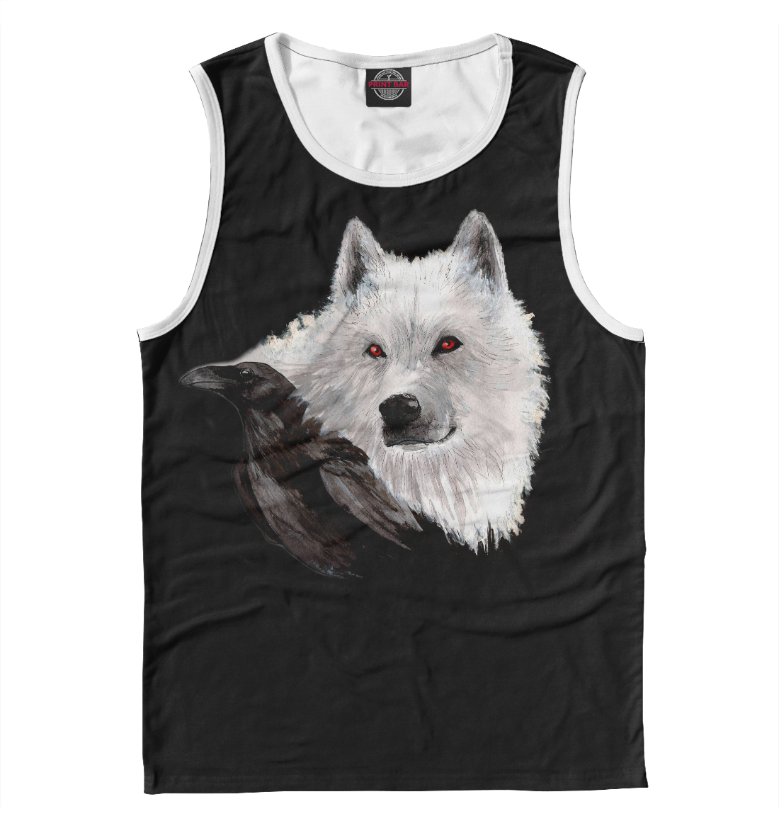 

Белый волк и чёрный ворон