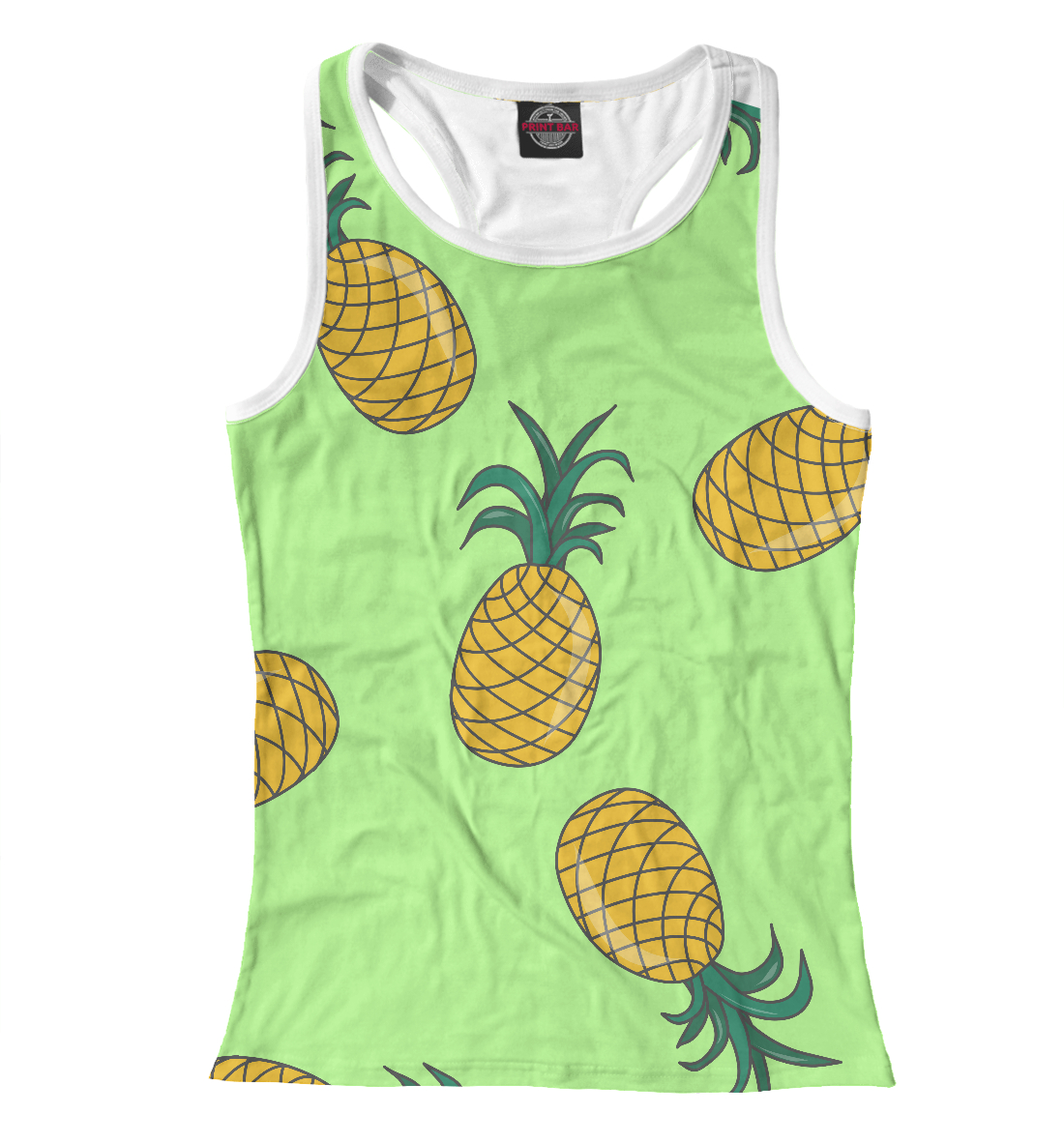 

Ананас на салатовом