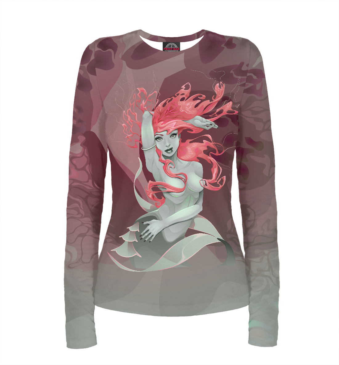 

Русалка с рыжими волосами