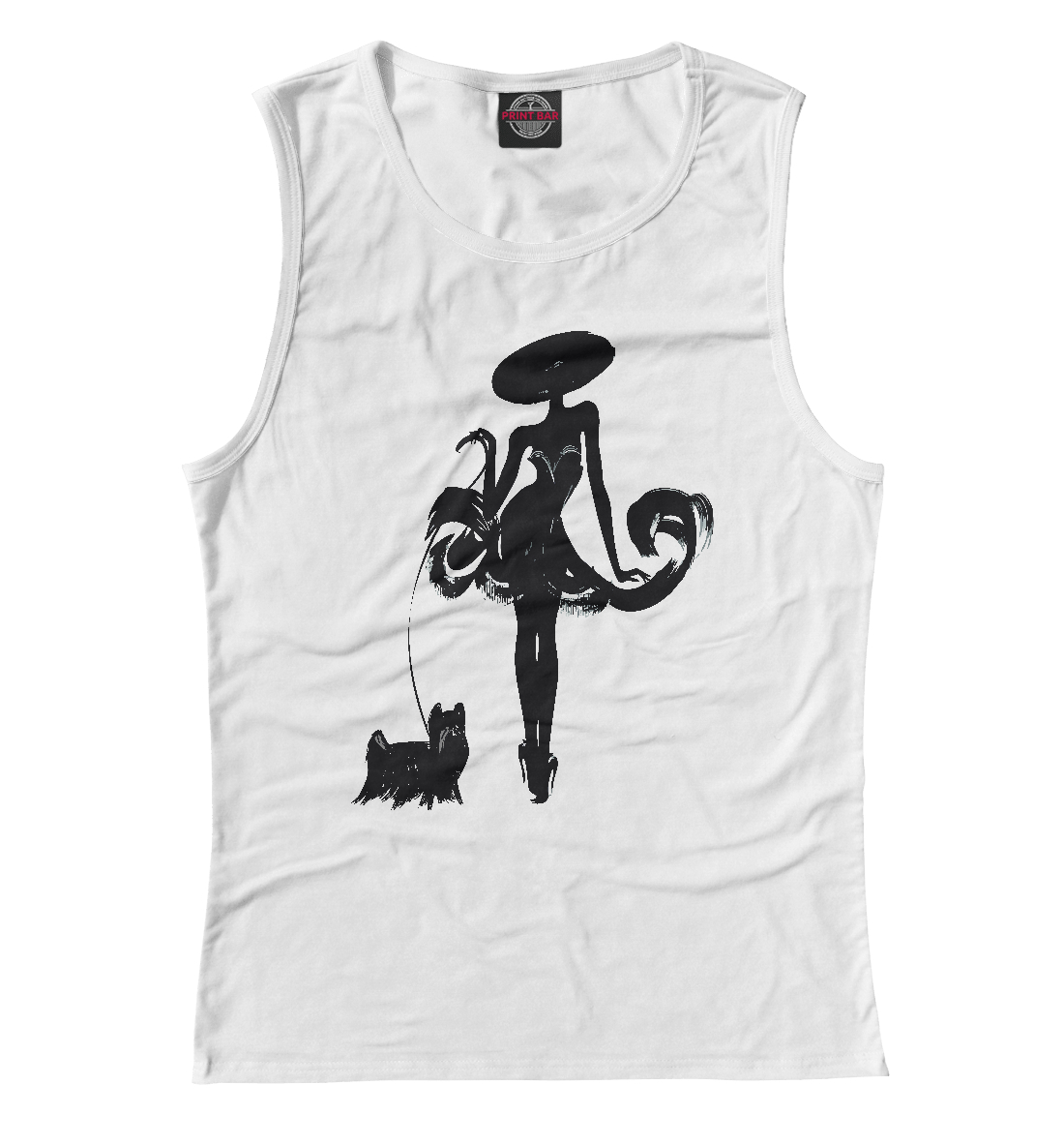 

Девушка с собачкой