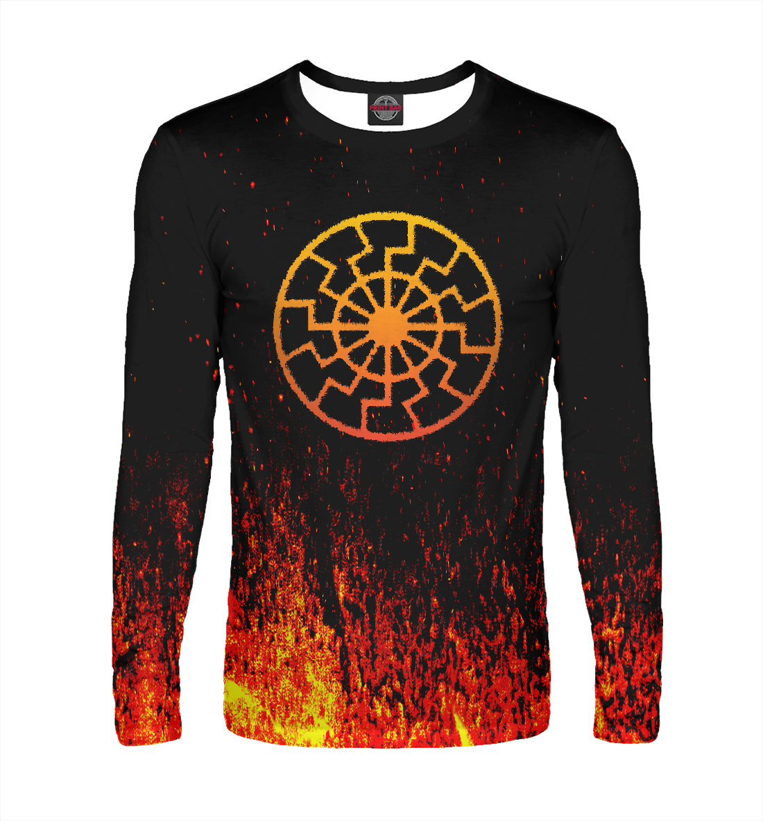 

Черное солнце огненное