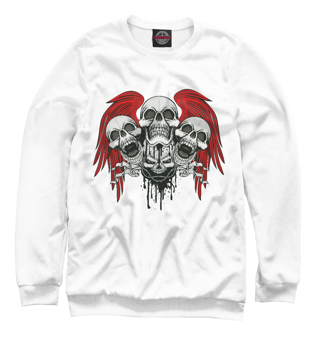 

Skull and wings
