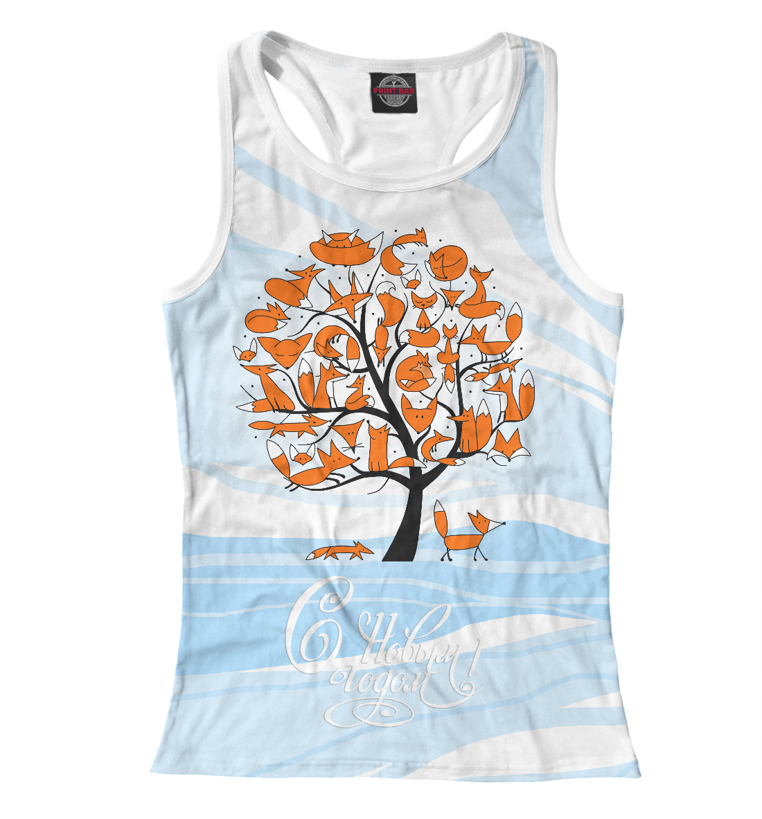 

Лисички на дереве