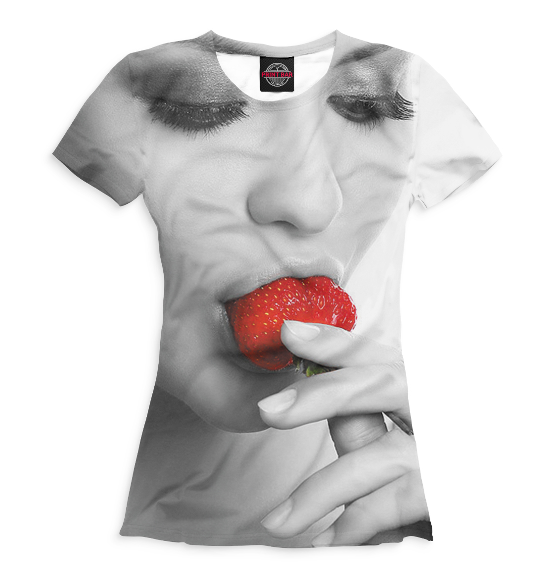 

Девушка с клубникой