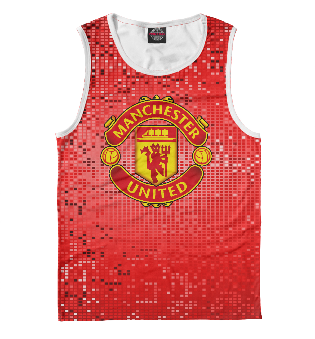 

Manchester United Abstract Pixels
