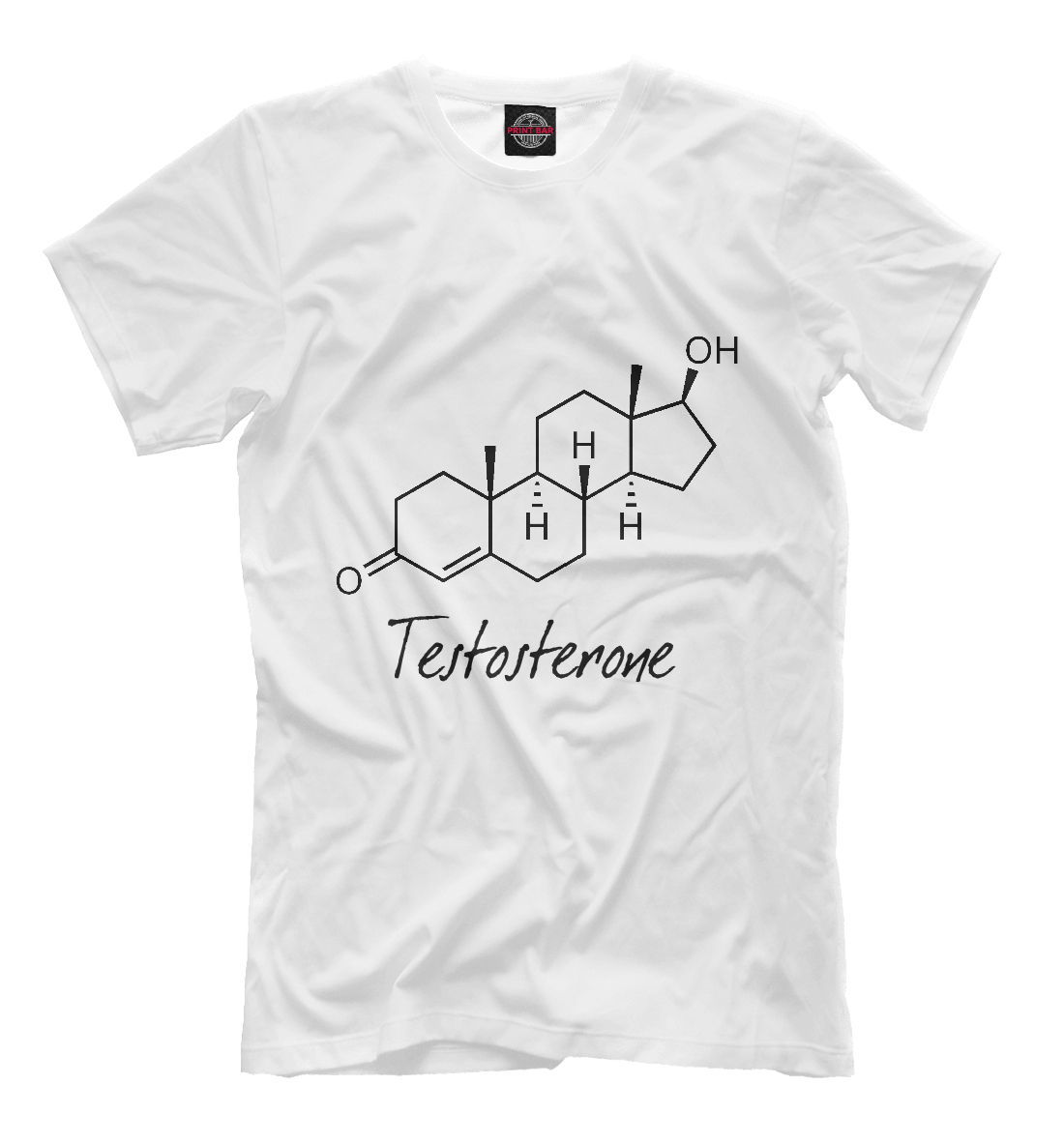 

Химия Тестостерон Белый фон Надпись
