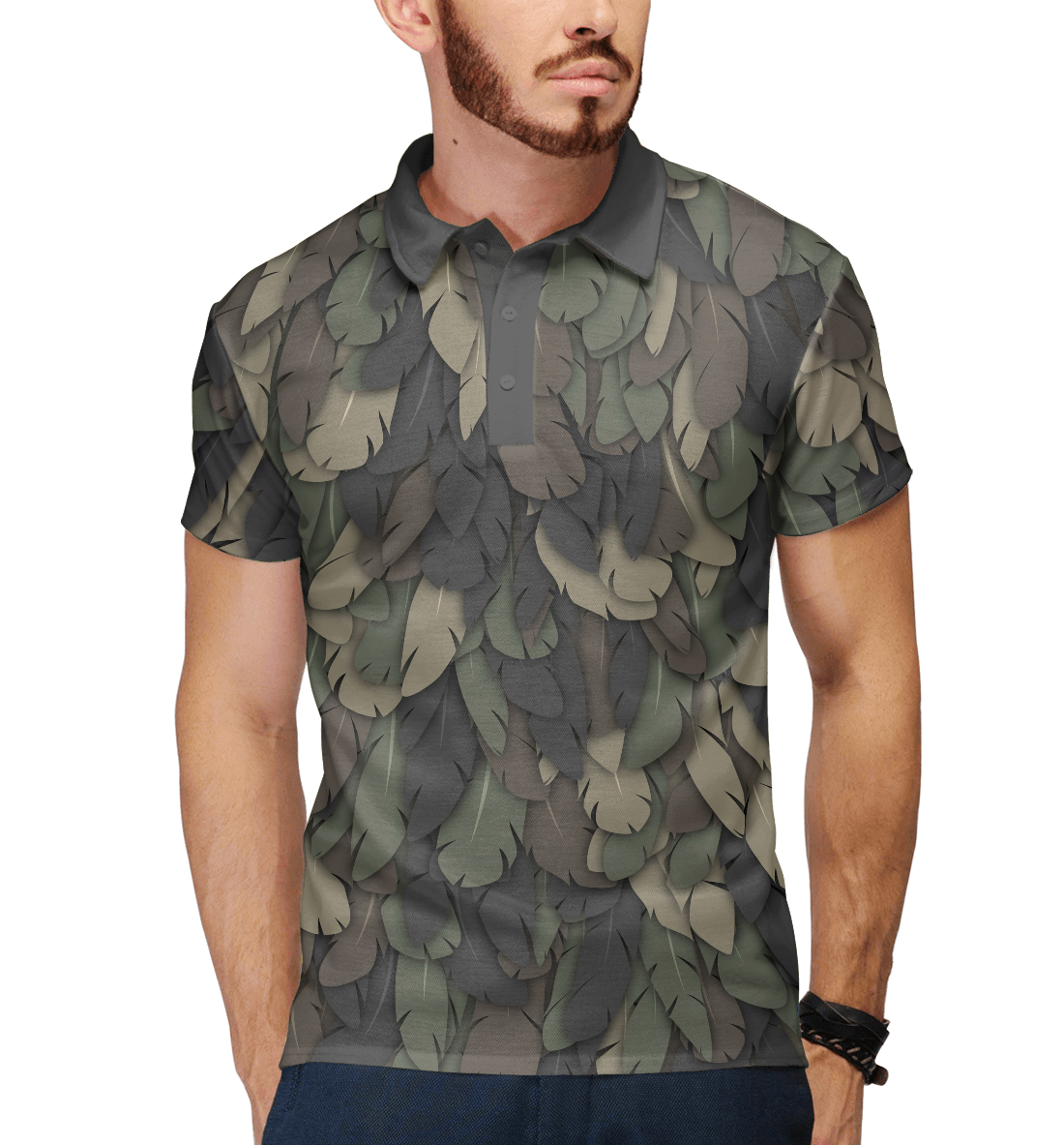 

Камуфляж с перьями