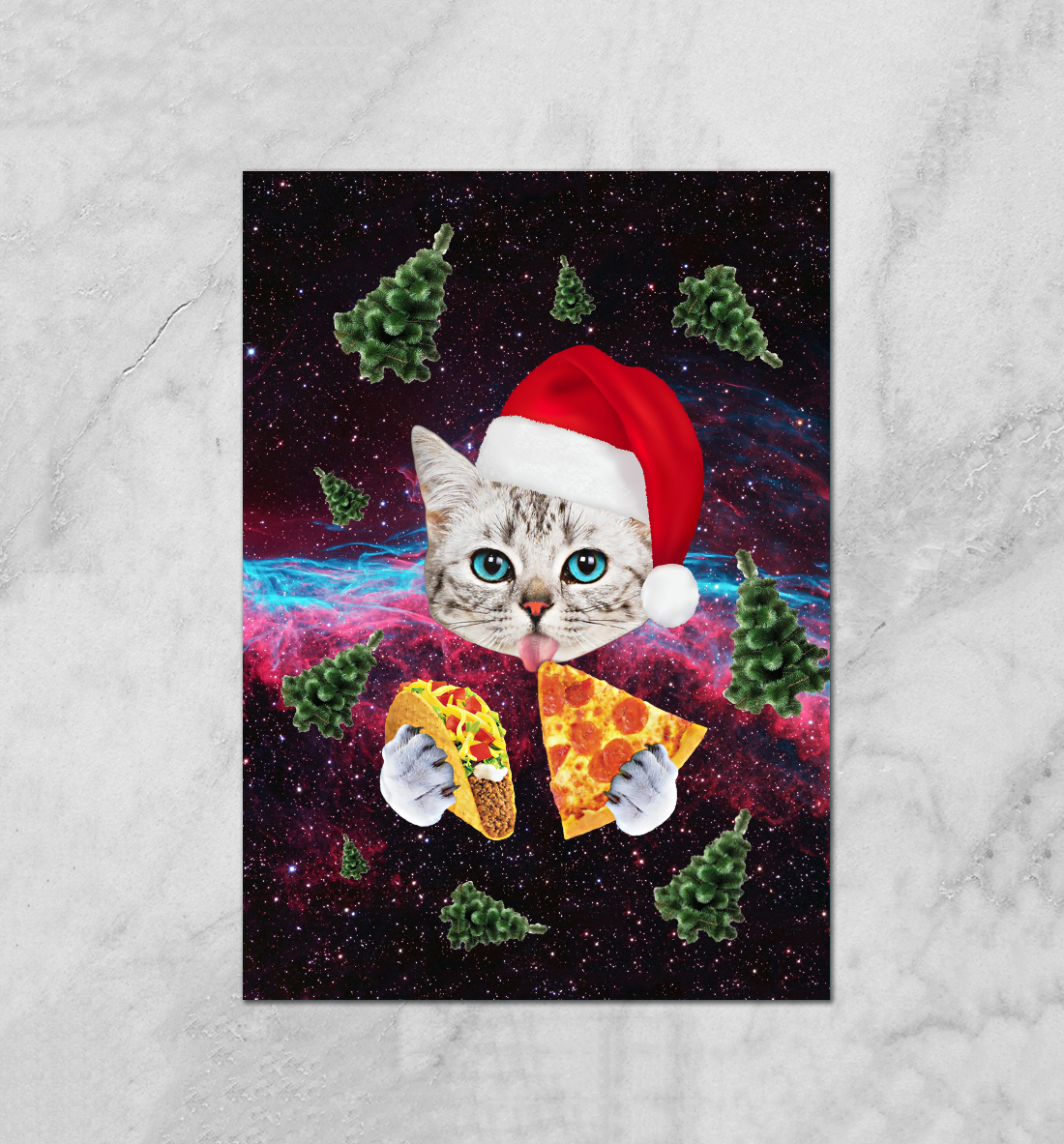 

Котик с Пиццей и Ёлочки