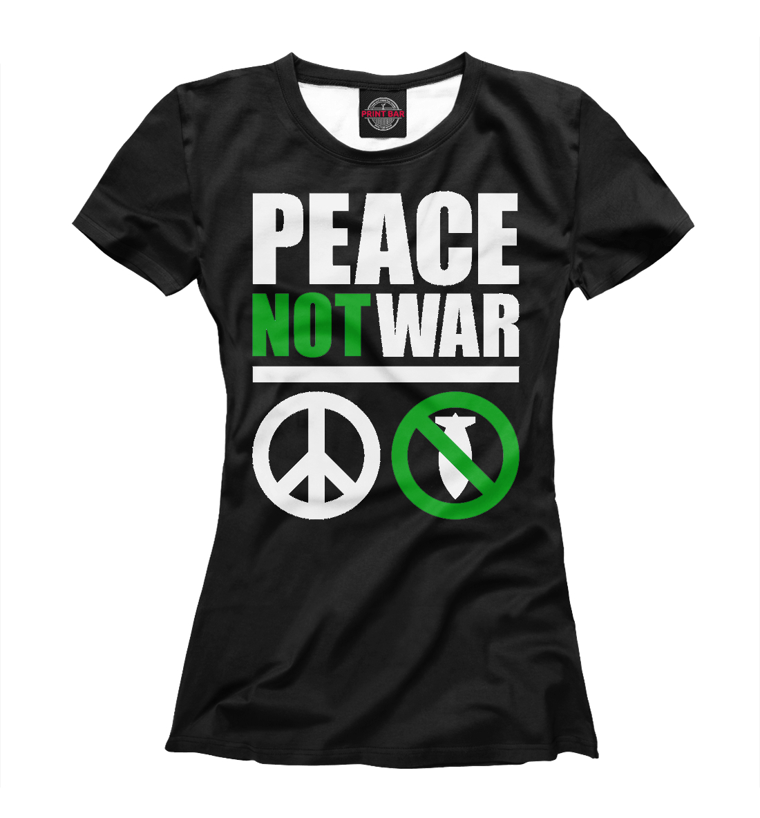 

Peace not war white