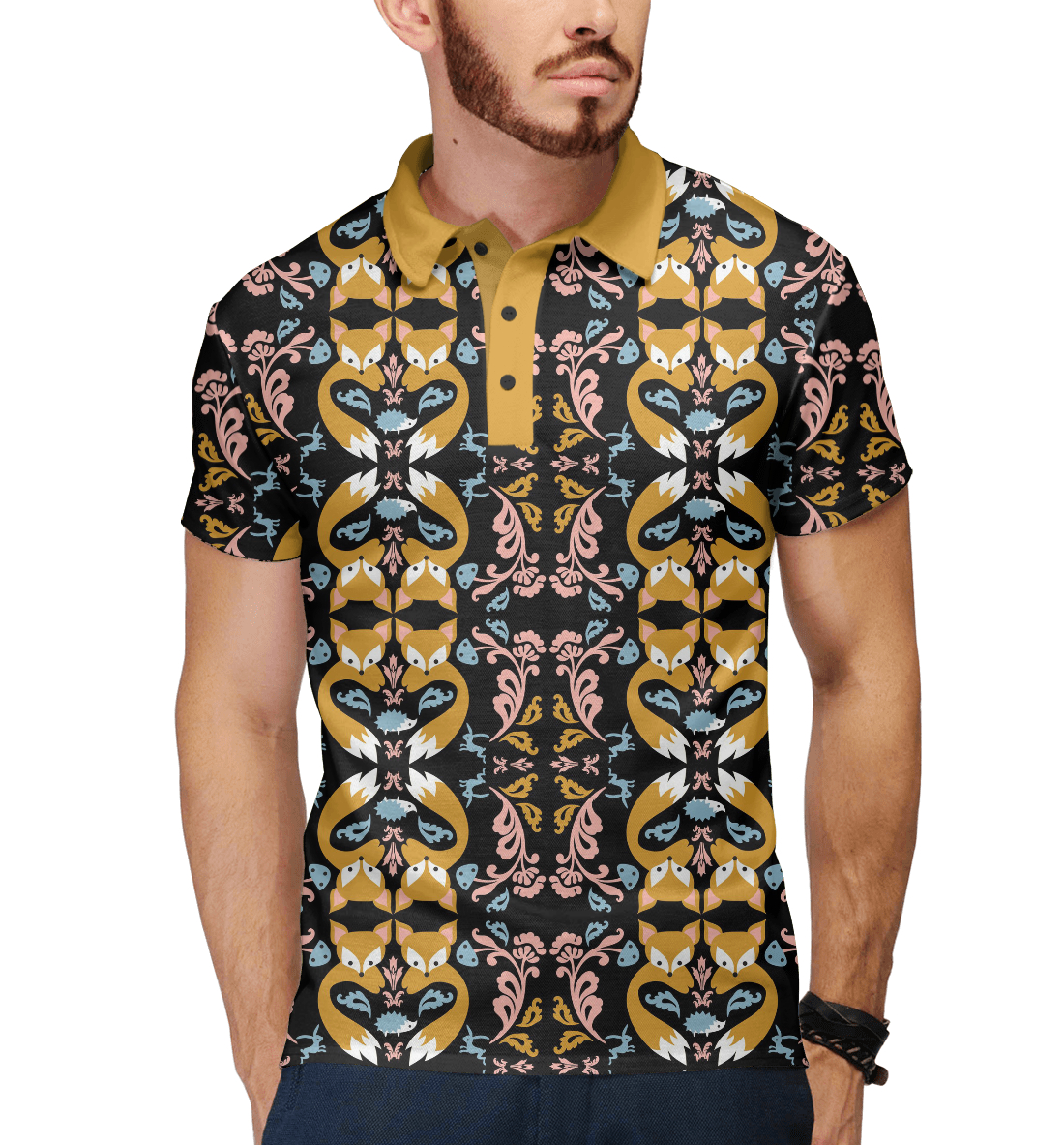 

Орнамент-лисички