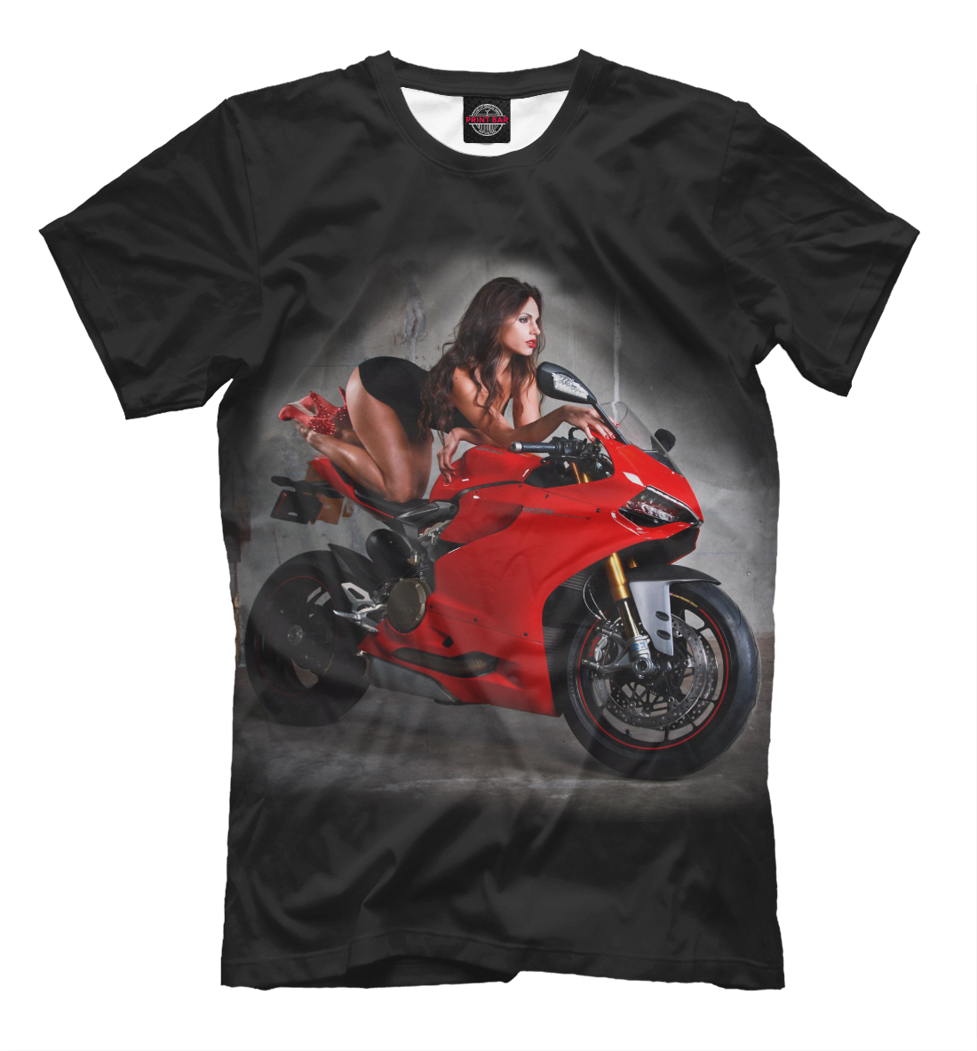 

Девушка на мотоцикле