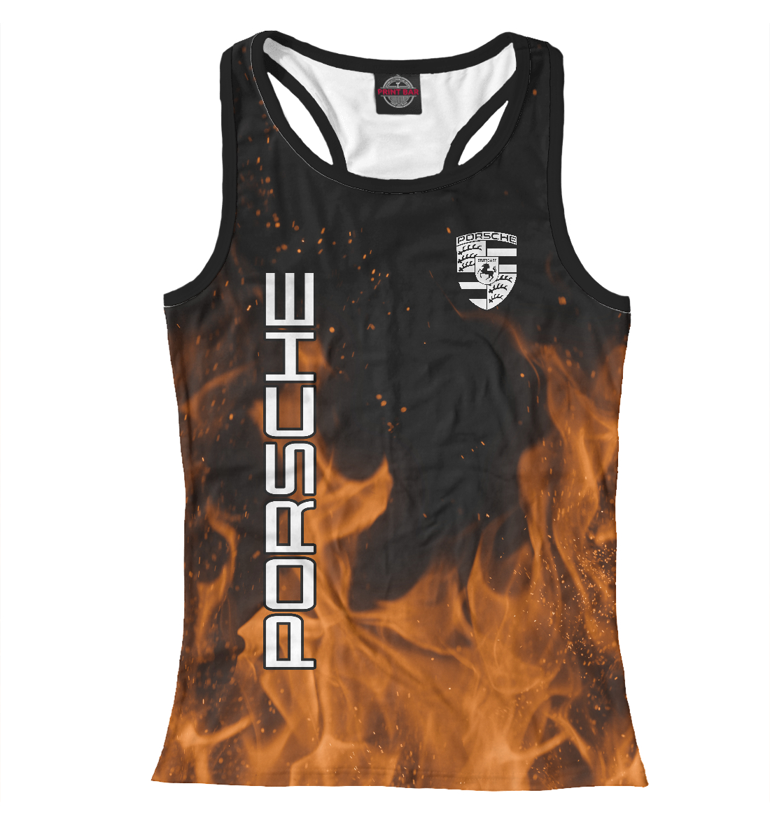 

Porsche yeallow fire
