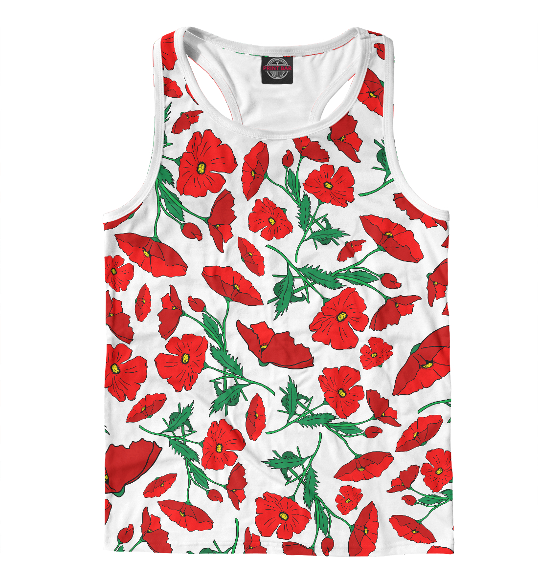 

Красные маки