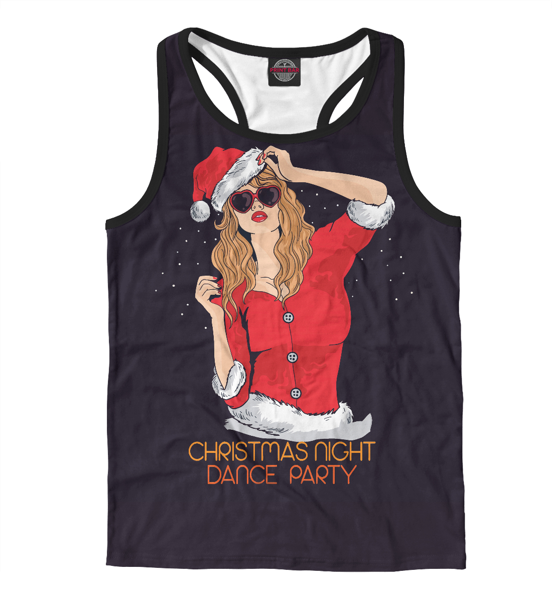 

Девушка в костюме санты