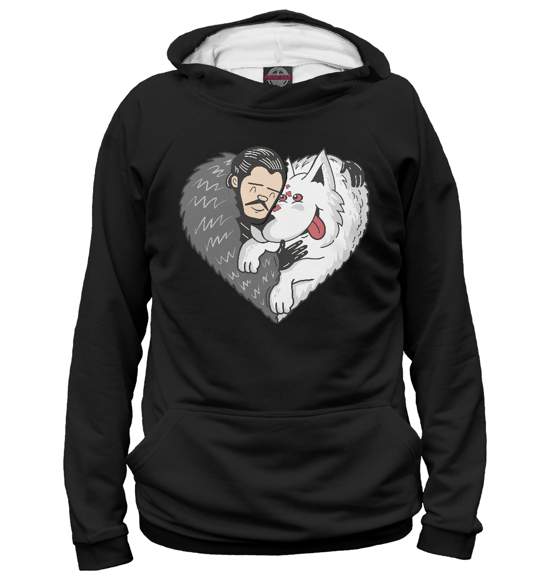 

Джон Сноу и белый волк