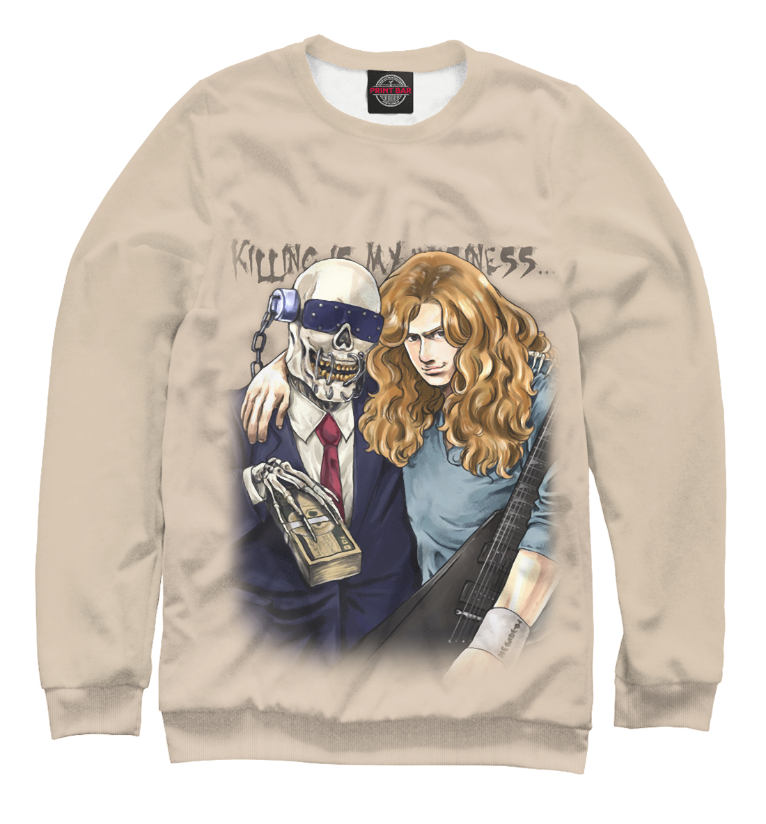 

Dave Mustaine and Vic Rattlehead