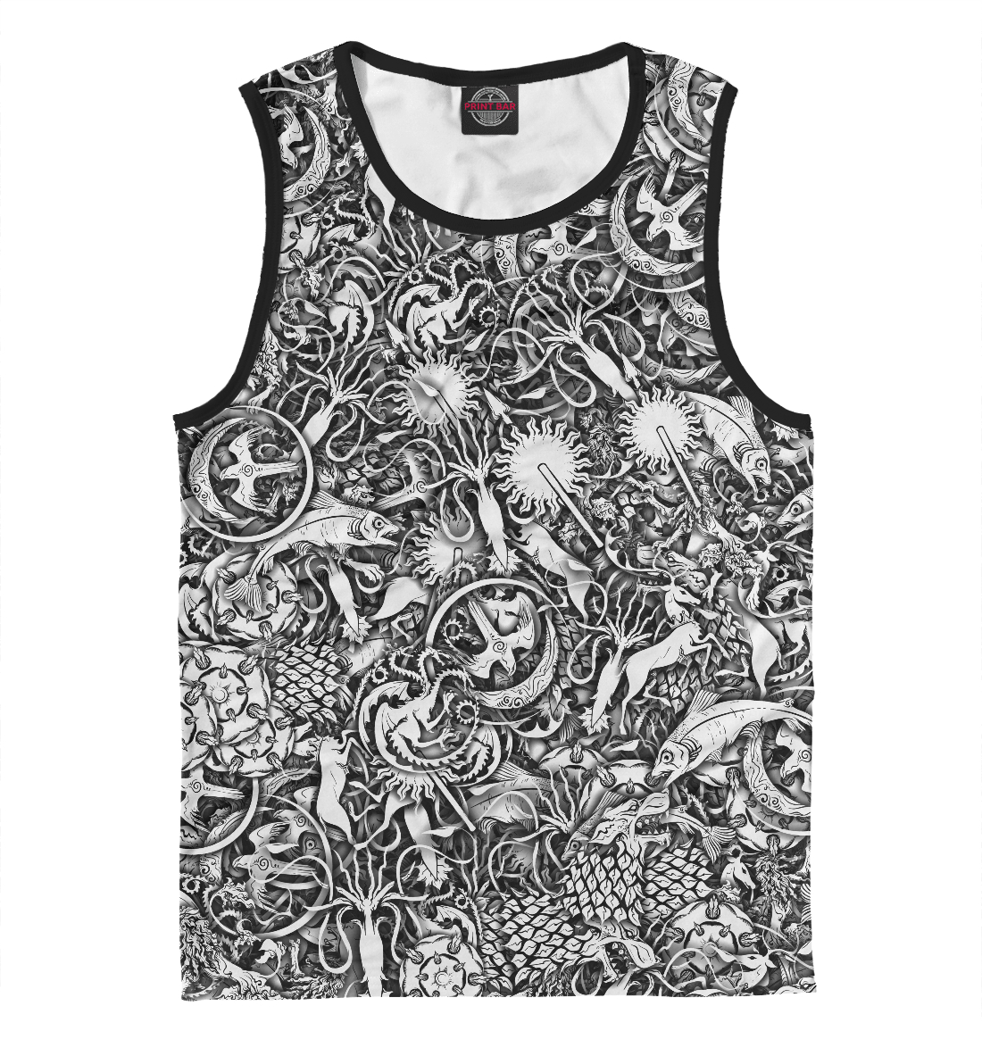 

Узор из гербов домов