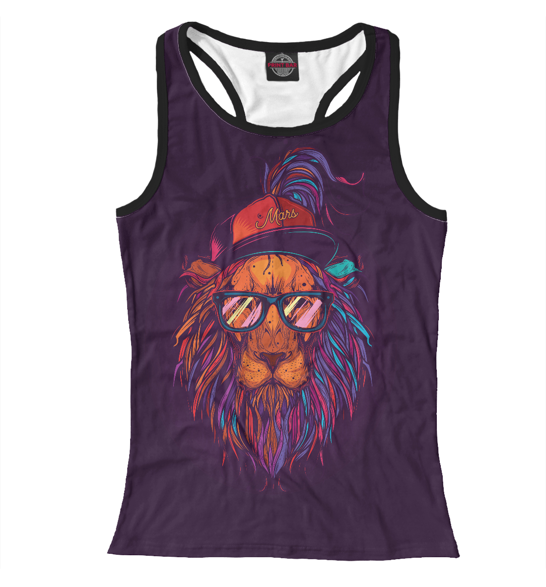 

Lion with glasses