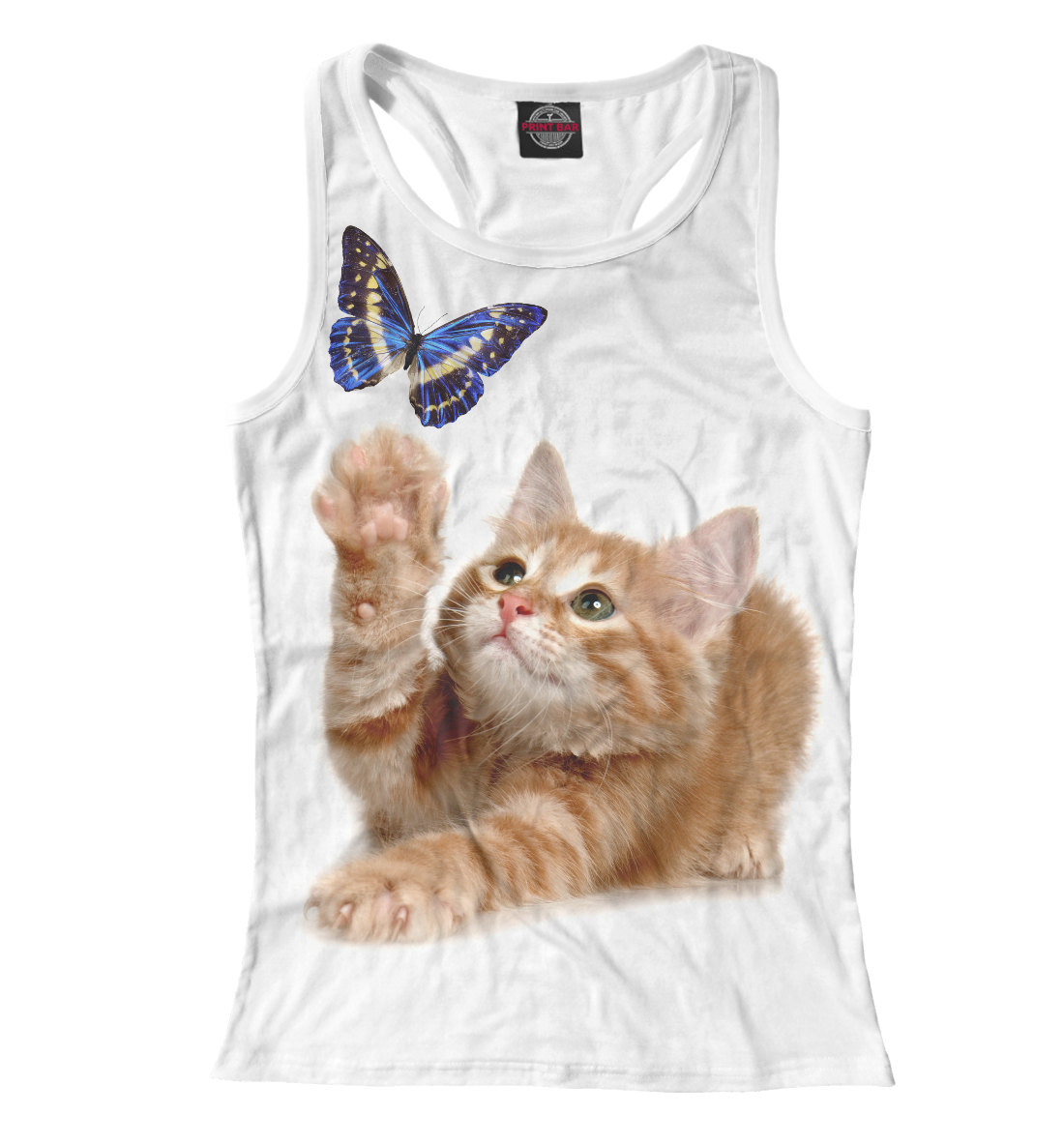 

Котенок и бабочка