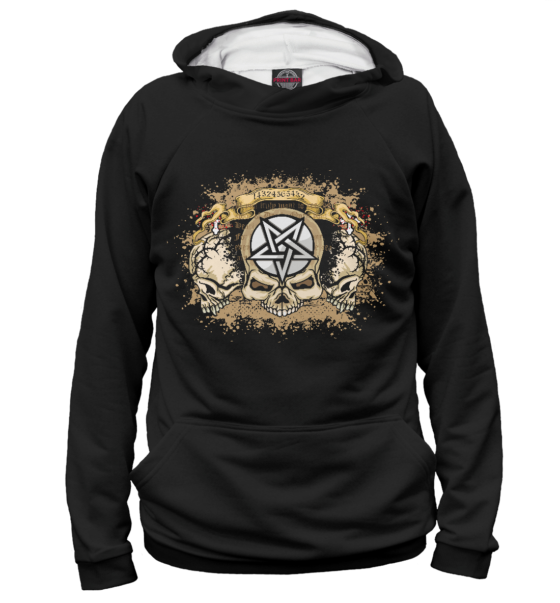 

Gothic coat of arms with skull