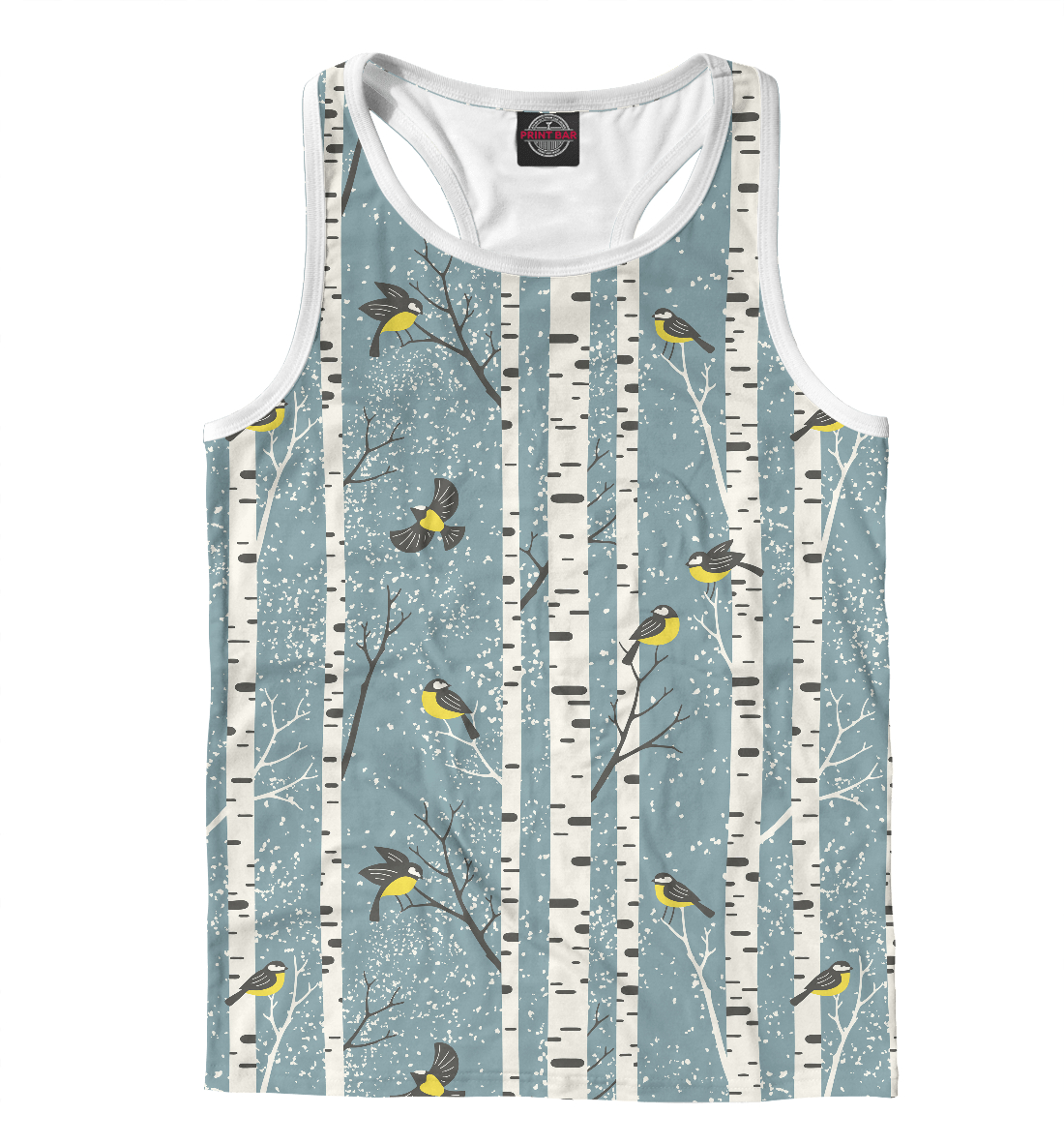 

Синички на берёзах