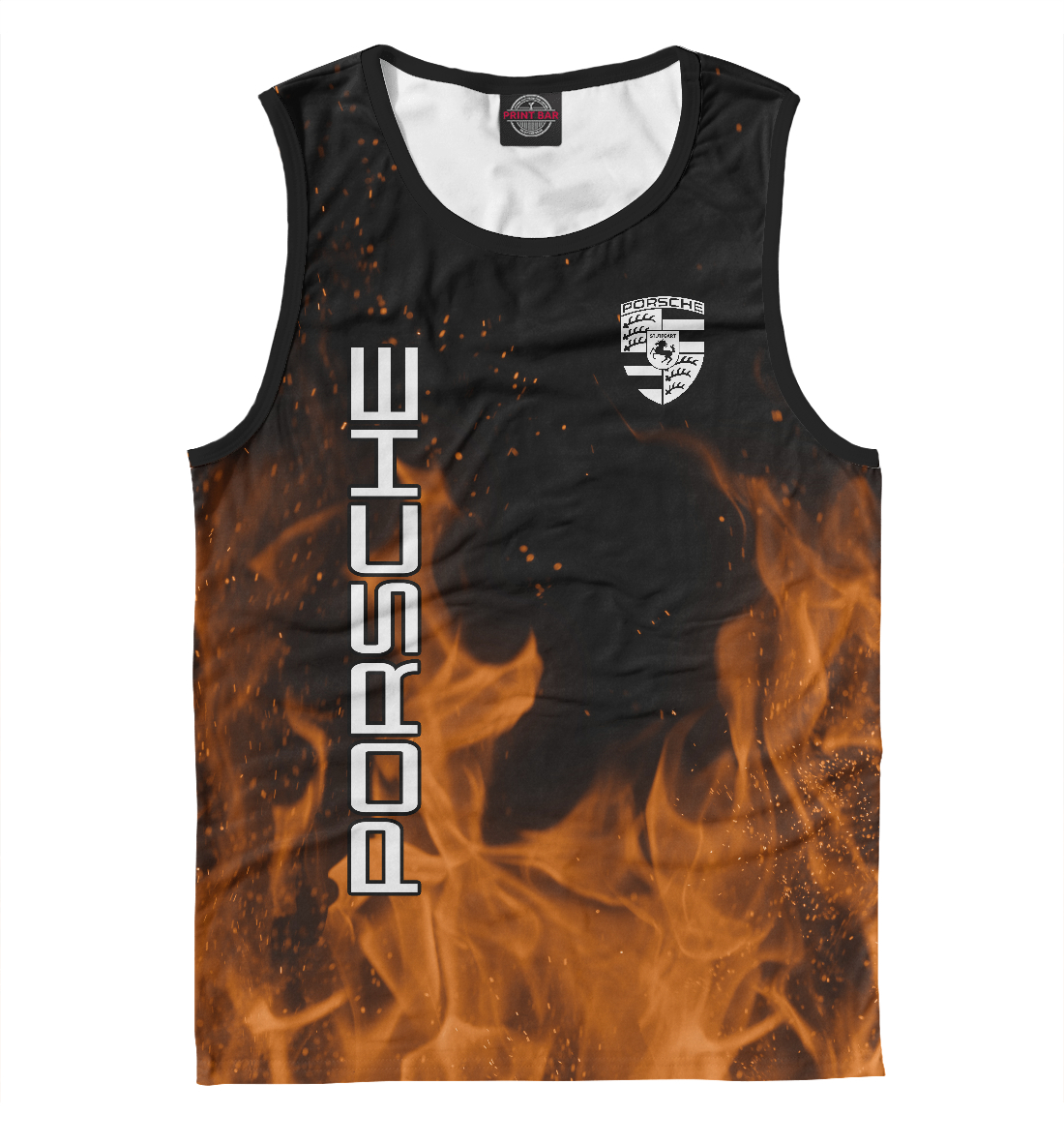 

Porsche yeallow fire