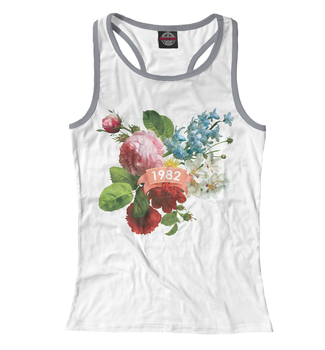 

1982 год, букет летних цветов