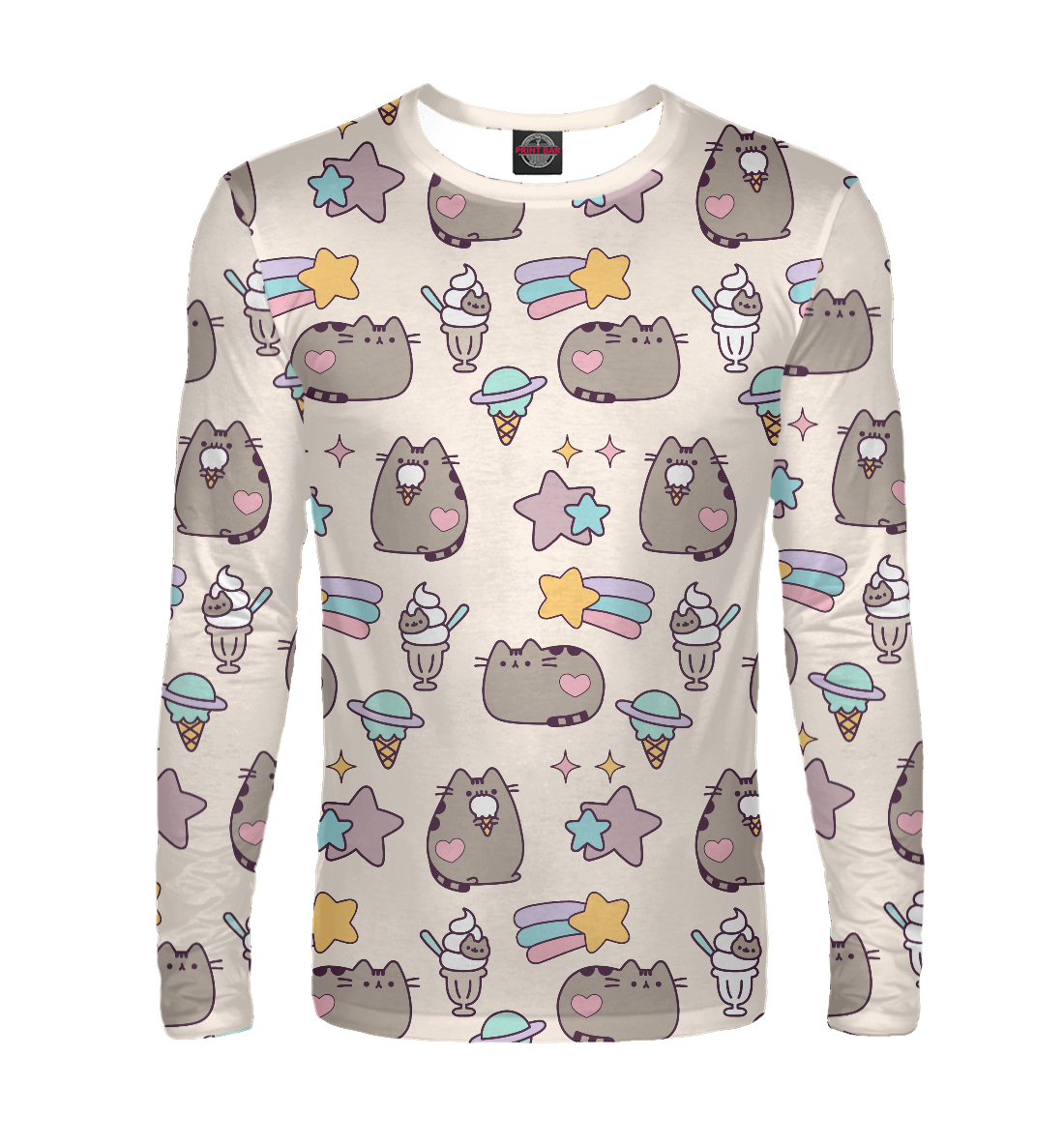 

Pusheen, Звезды и Мороженое